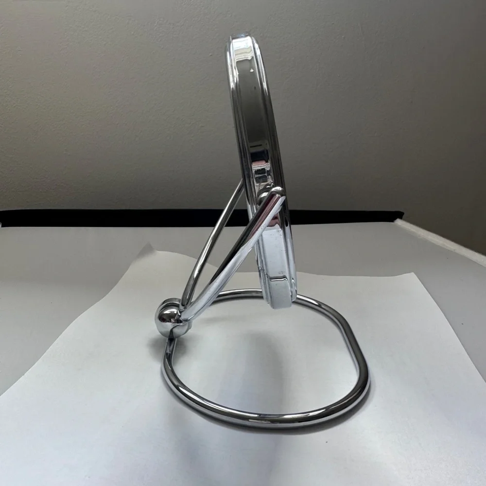 Table Mirror 2 side normal and magnifying bathroom mirror Round vanity mirror